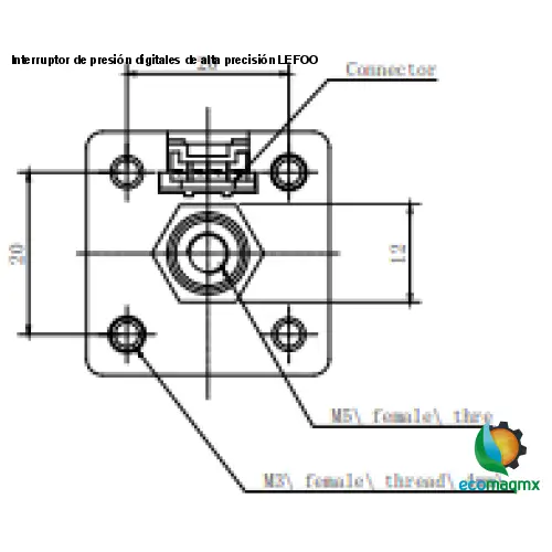 Interruptor de presión digitales de alta precisión LEFOO