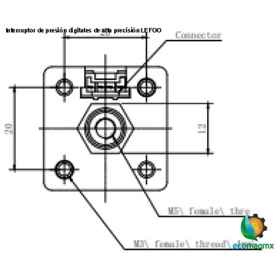 Interruptor de presión digitales de alta precisión LEFOO