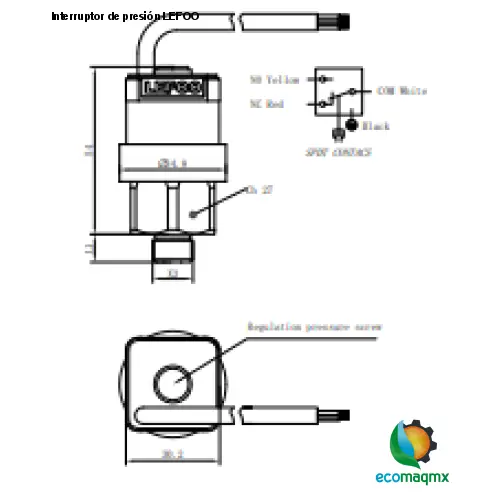 Interruptor de presión LEFOO