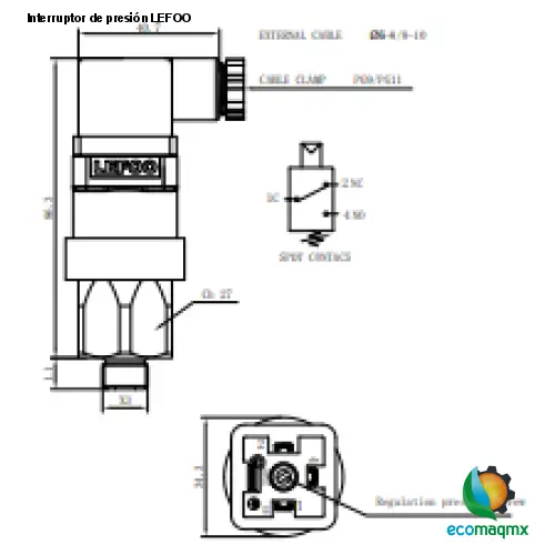 Interruptor de presión LEFOO