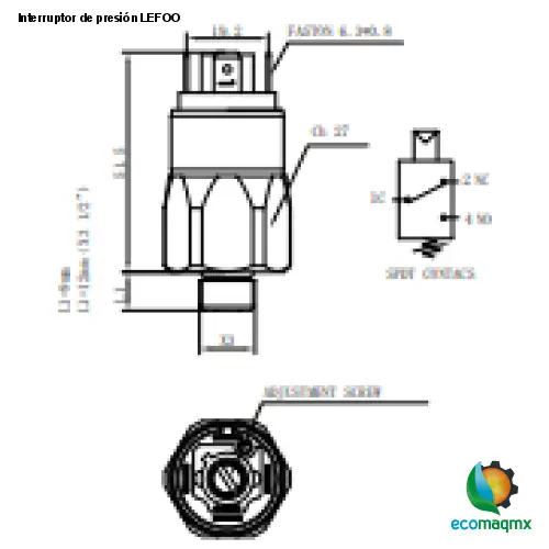 Interruptor de presión LEFOO