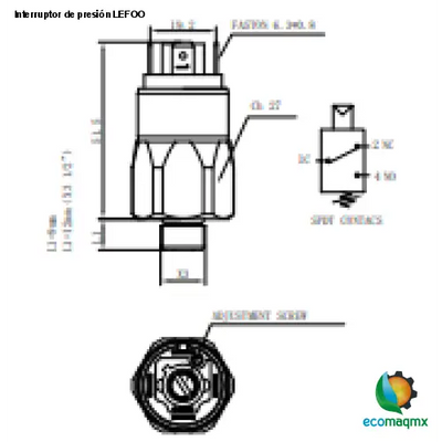Interruptor de presión LEFOO