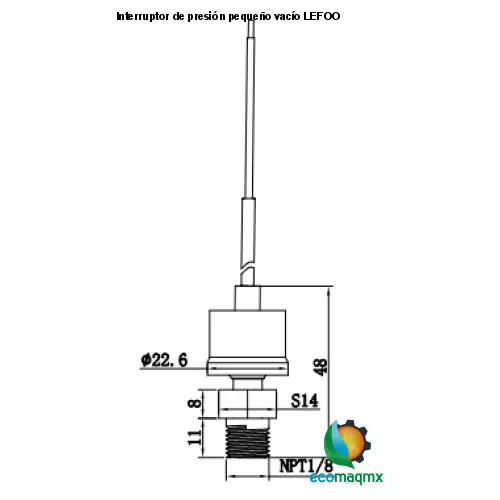 Interruptor de presión pequeño vacío LEFOO