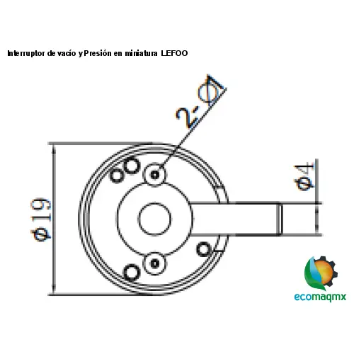 Interruptor de vacío y Presión en miniatura LEFOO