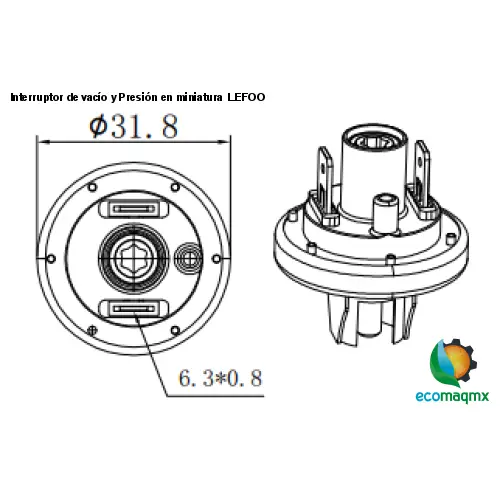 Interruptor de vacío y Presión en miniatura LEFOO