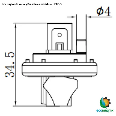 Interruptor de vacío y Presión en miniatura LEFOO