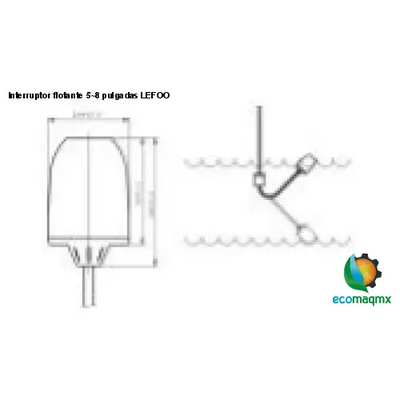 Interruptor flotante 5~8 pulgadas LEFOO