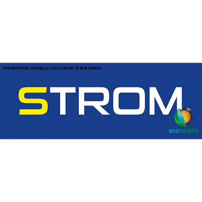 INTERRUPTOR SENCILLO L-ECO STROM TP1010 STROM