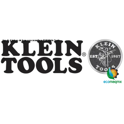 Jgo de 4 bolsas de lona con cremallera 5140 Klein Tools