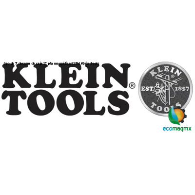Jgo de 7 desarm de caja 3" pta magnética 631M Klein Tools
