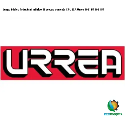 Juego básico industrial métrico 68 piezas con caja CPU20A