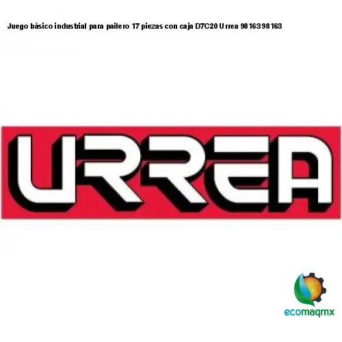 Juego básico industrial para pailero 17 piezas con caja