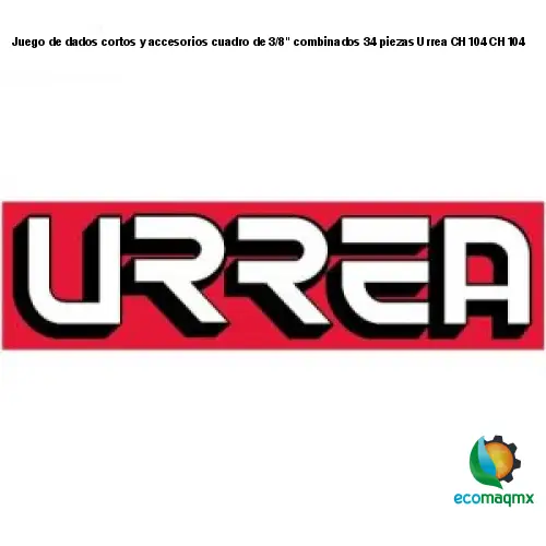 Juego de dados cortos y accesorios cuadro de 3/8 combinados