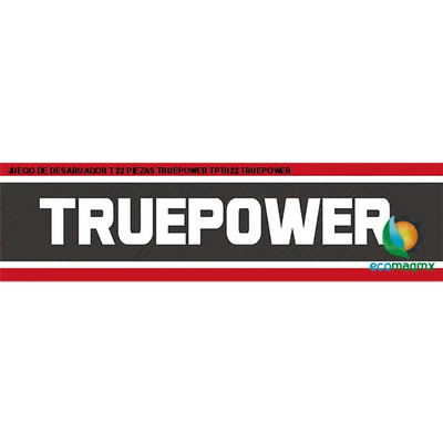 JUEGO DE DESARMADOR T 22 PIEZAS TRUEPOWER TPTH22 TRUEPOWER