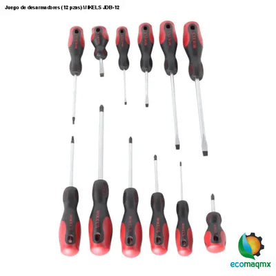 Juego de desarmadores (12 pzas) MIKELS JDB-12