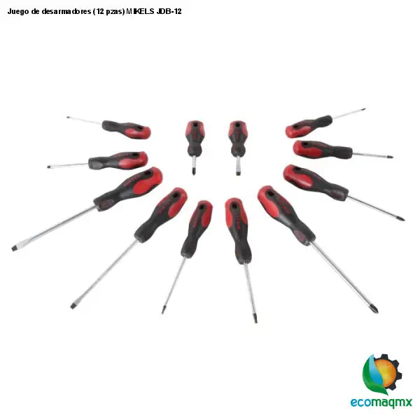 Juego de desarmadores (12 pzas) MIKELS JDB-12