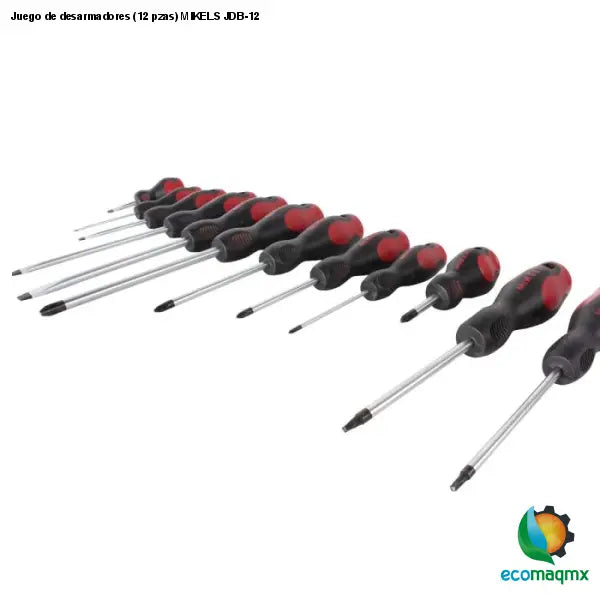 Juego de desarmadores (12 pzas) MIKELS JDB-12