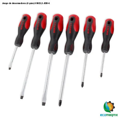 Juego de desarmadores (6 pzas) MIKELS JDB-6