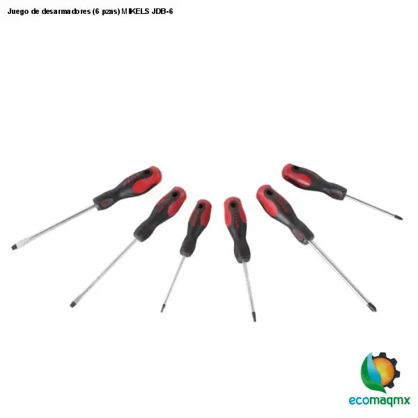 Juego de desarmadores (6 pzas) MIKELS JDB-6