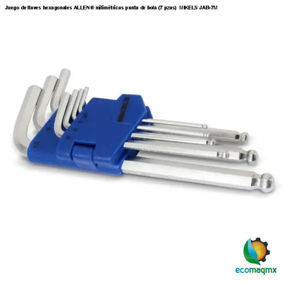 Juego de llaves hexagonales ALLEN® milimétricas punta de