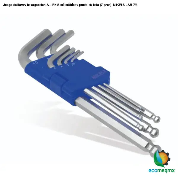 Juego de llaves hexagonales ALLEN® milimétricas punta de