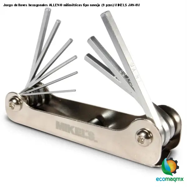 Juego de llaves hexagonales ALLEN® milimétricas tipo navaja