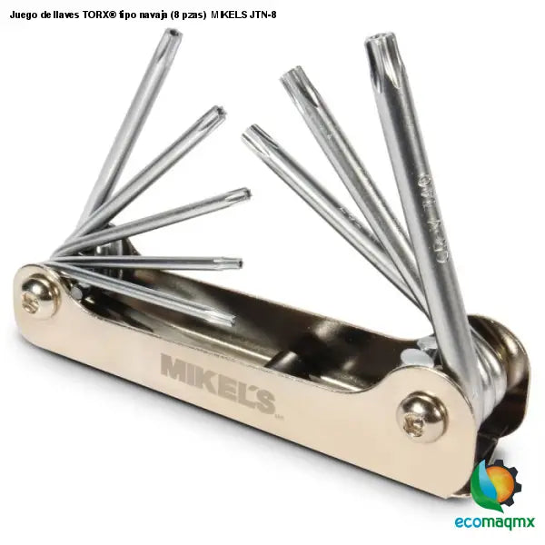 Juego de llaves TORX® tipo navaja (8 pzas) MIKELS JTN-8