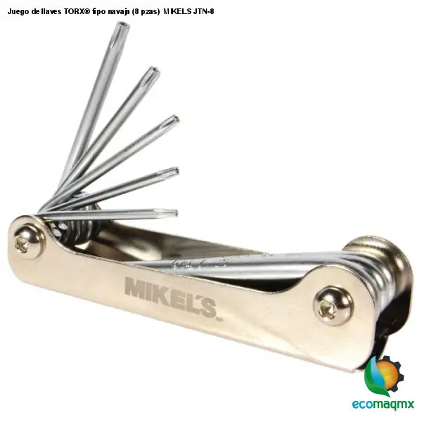 Juego de llaves TORX® tipo navaja (8 pzas) MIKELS JTN-8