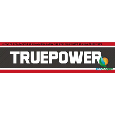 JUEGO DE REPARACION PARA MANGUERA LATON C/6 PIEZAS TRUEPOWER