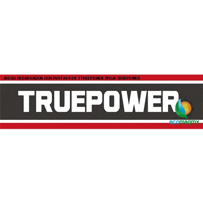 JUEGO DESARMADOR CON PUNTAS 6 EN 1 TRUEPOWER TPDJ6 TRUEPOWER