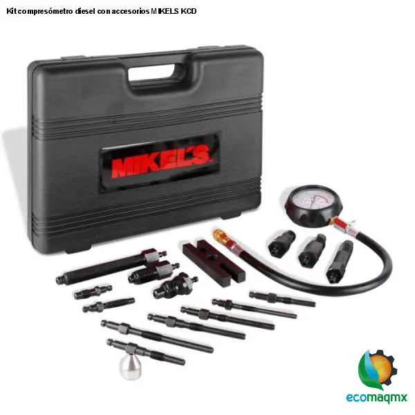 Kit compresómetro diesel con accesorios MIKELS KCD