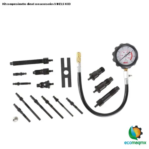 Kit compresómetro diesel con accesorios MIKELS KCD