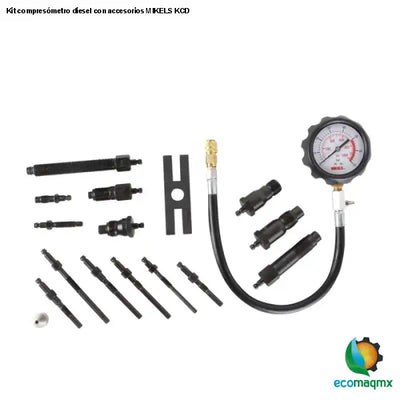 Kit compresómetro diesel con accesorios MIKELS KCD