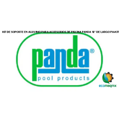 KIT DE SOPORTE EN ALUMINIO PARA ACCESORIOS DE PISCINA PANDA