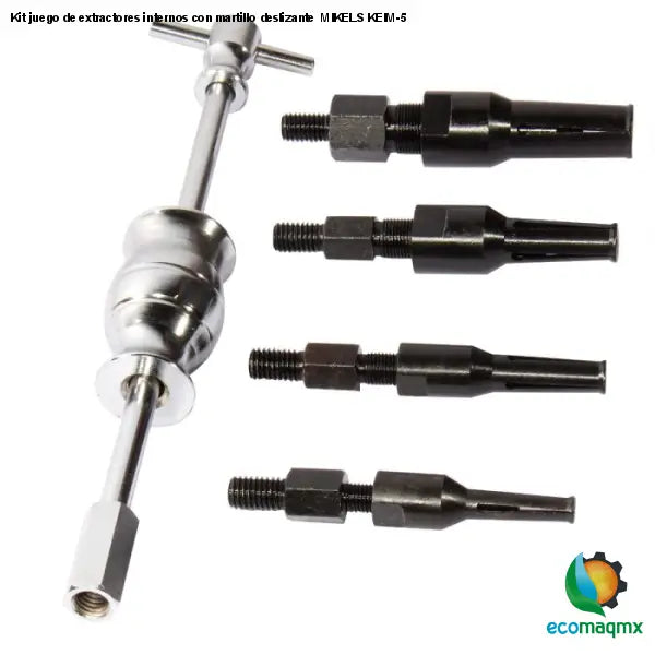 Kit juego de extractores internos con martillo deslizante