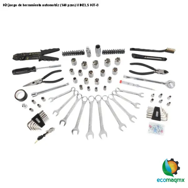 Kit juego de herramienta automotriz (140 pzas) MIKELS KIT-3