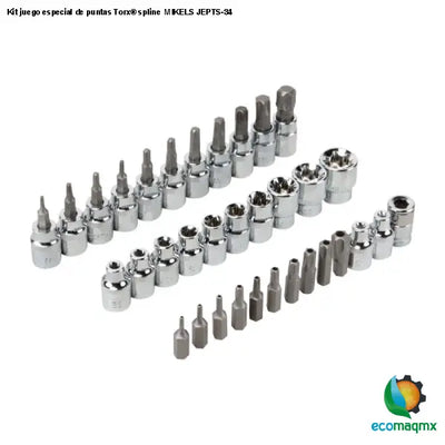 Kit juego especial de puntas Torx® spline MIKELS JEPTS-34