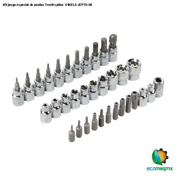 Kit juego especial de puntas Torx® spline MIKELS JEPTS-34