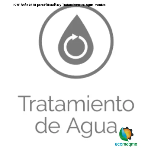 Kit Pistón 2850 para Filtración y Tratamiento de Agua nvmtda