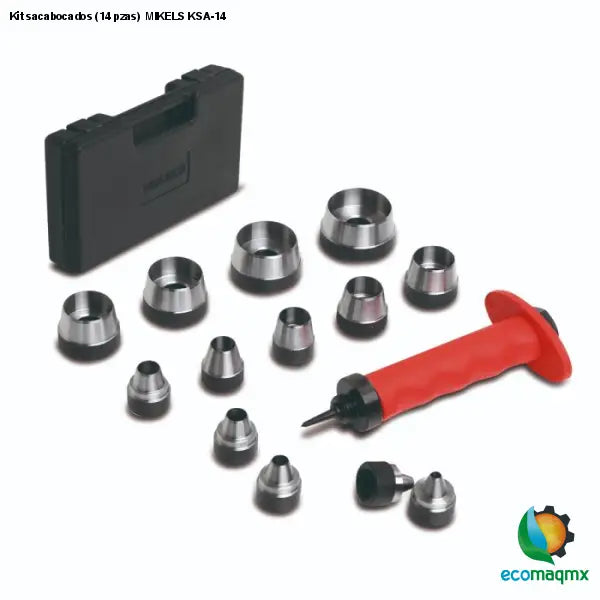Kit sacabocados (14 pzas) MIKELS KSA-14