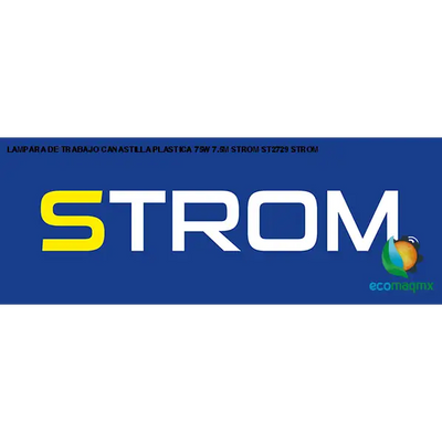 LAMPARA DE TRABAJO CANASTILLA PLASTICA 75W 7.5M STROM ST2729