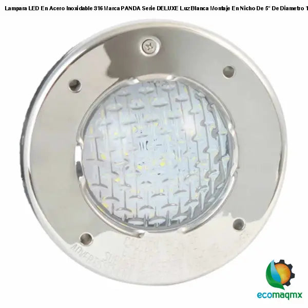 Lampara LED En Acero Inoxidable 316 Marca PANDA Serie DELUXE