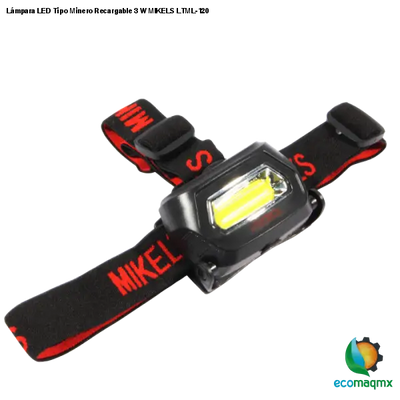 Lámpara LED Tipo Minero Recargable 3 W MIKELS LTML-120