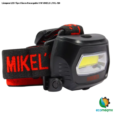 Lámpara LED Tipo Minero Recargable 3 W MIKELS LTML-120