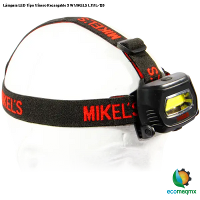 Lámpara LED Tipo Minero Recargable 3 W MIKELS LTML-120