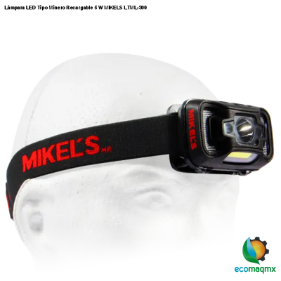 Lámpara LED Tipo Minero Recargable 5 W MIKELS LTML-300