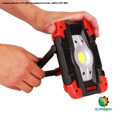 Lámpara Reflector LED (10W recargable) Uso Rudo MIKELS