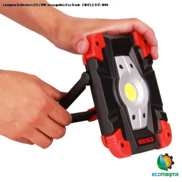 Lámpara Reflector LED (10W recargable) Uso Rudo MIKELS