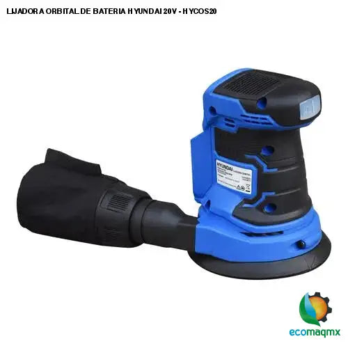 LIJADORA ORBITAL DE BATERIA HYUNDAI 20V - HYCOS20