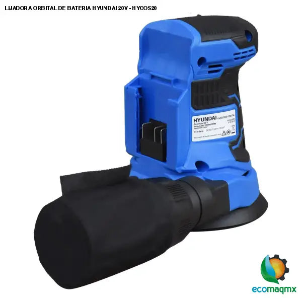 LIJADORA ORBITAL DE BATERIA HYUNDAI 20V - HYCOS20